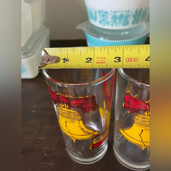 Vintage 1976 Bicentennial Liberty Bell Drinking Glasses❤️ - Picture 12 of 12